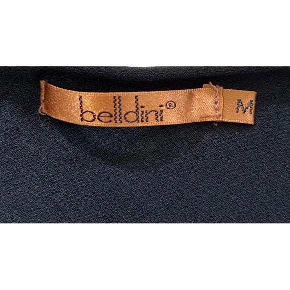 Belldini Women’s One Shoulder Draped Grommet Blouse Top Size M - Picture 5 of 6